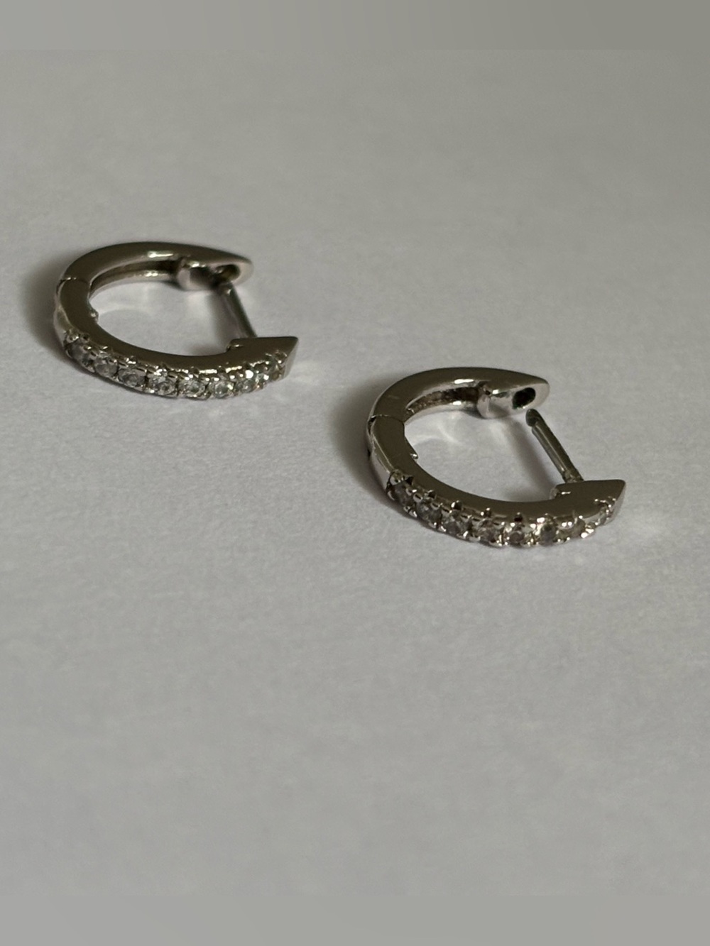 Pavoi CZ hoop earrings